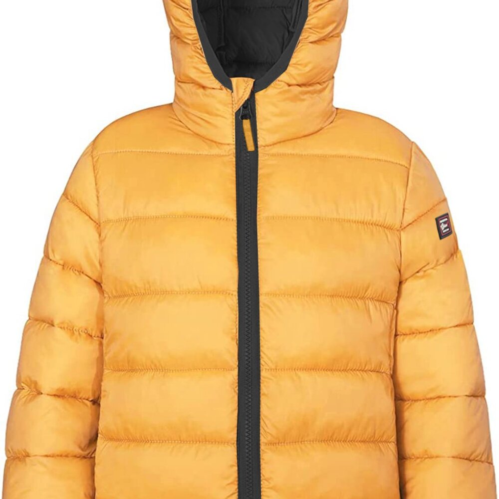 Lightweight Warm Kids Puffer Jacket with Hood Toddler Winter Coat Size 4